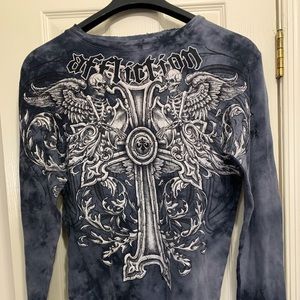 Mens AFFLICTION LS Thermal (M) shirt